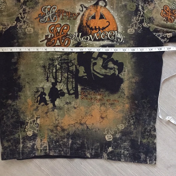 Happy Halloween Top Cactus Bay Bling L Large M Med - Picture 9 of 12